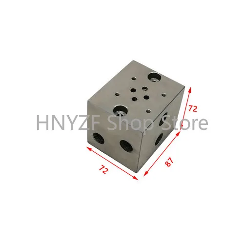 Customized Hydraulic Valve Block DSG-01/02 4WE6 Solenoid Valve Base Integrated Oil Circuit Block Non-standard