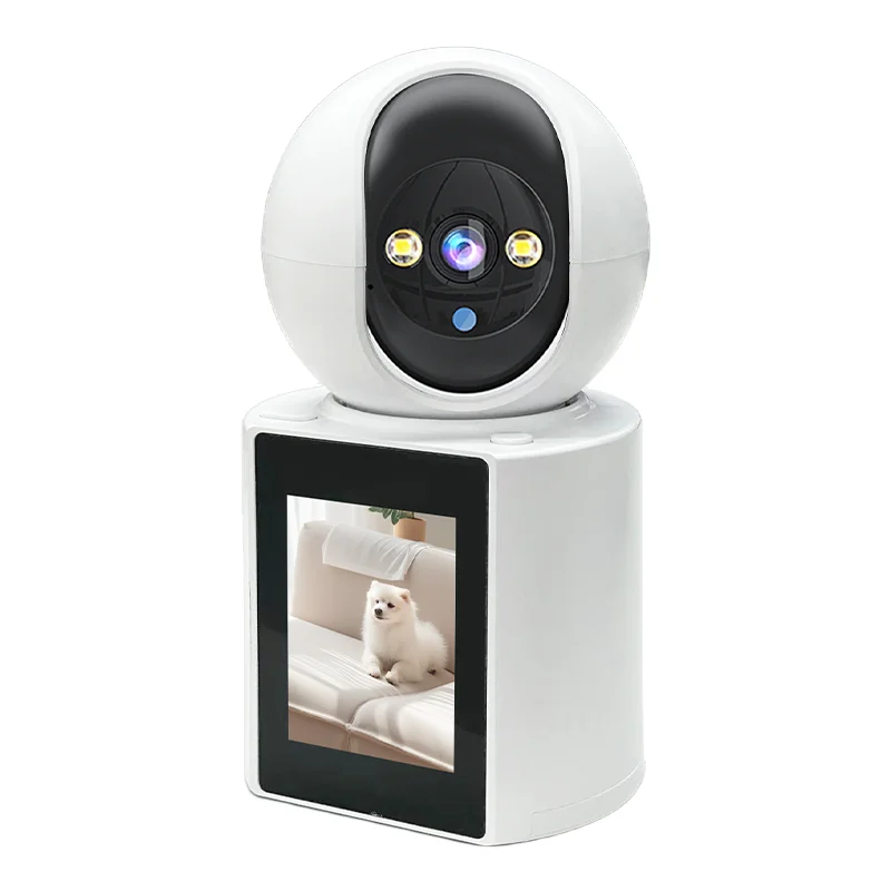 

2.8Inch IPS Screen 3MP V360Pro APP Video Phone Call Wireless PTZ IP Dome Camera Full Color AI Humanoid Detection Baby Monitor