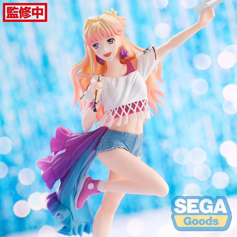 Original Figuras Anime 19cm SEGA FZ Macross F Macross Frontier Sheryl Nome Anime Figure Ornaments Model Toy Doll Gifts