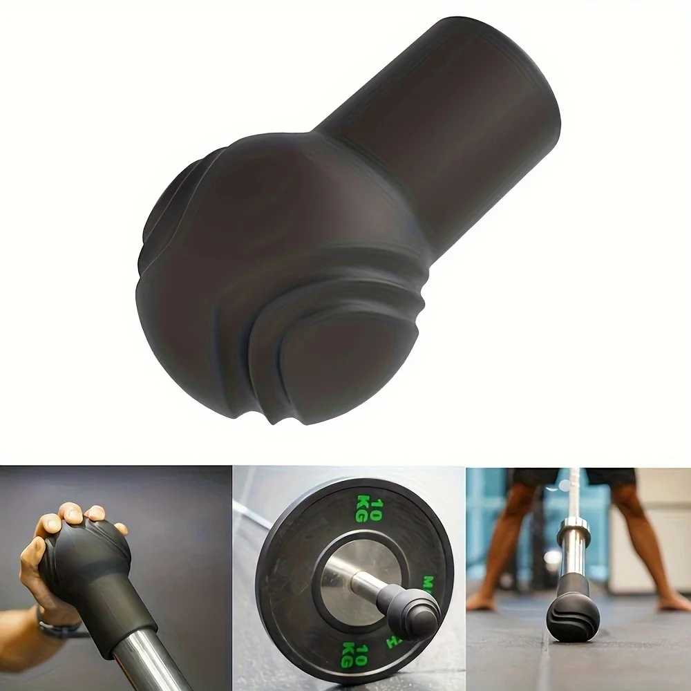 1pc Silicone Barbell Landmine Attachment for 2-inch Bars - 360° Swivel for Deadlifts, Squats, Rows & Presses