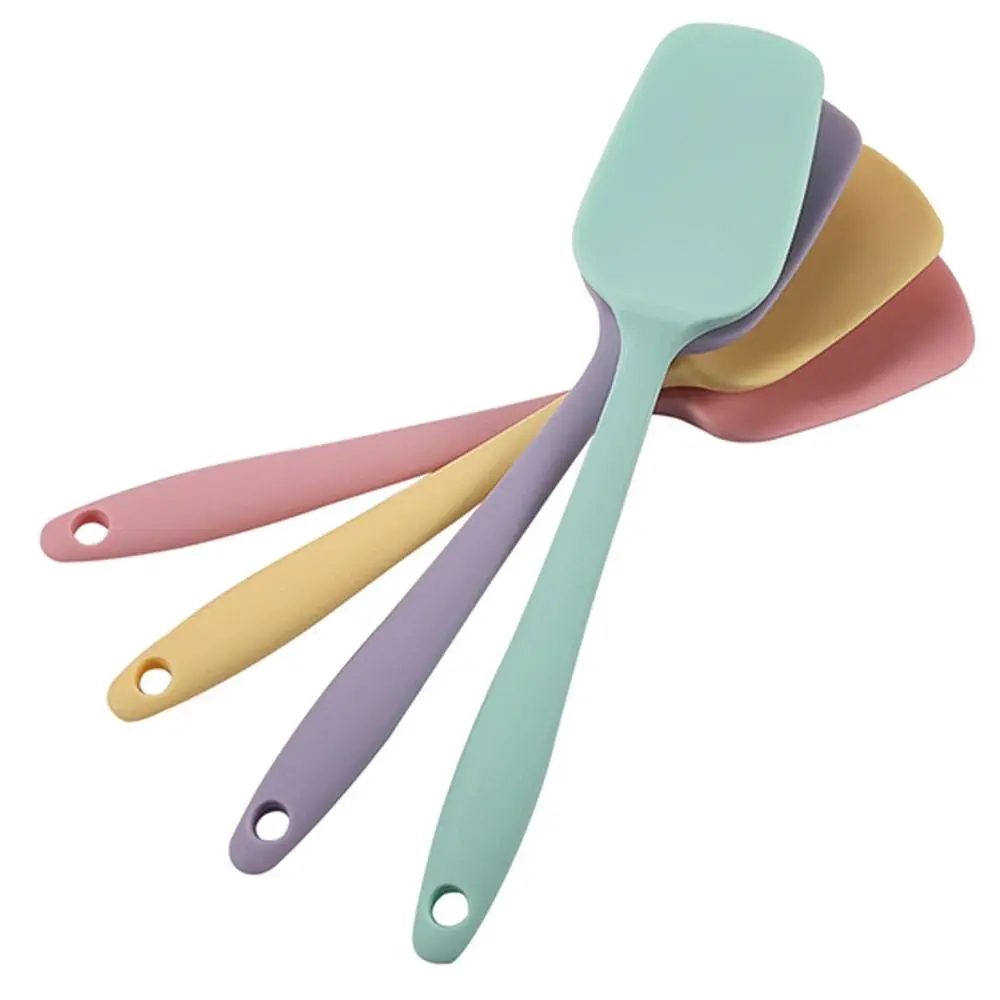 Cream Cake Silicone Baking Spatula Scraper Non-stick Kitchen Butter Pastry Blenders Salad Mixer Batter Pies Cooking Tools