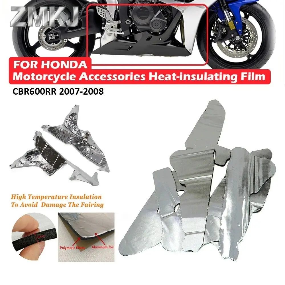 

For Honda CBR600RR 2007-2008 CBR 600RR CBR600 RR Heat Shield Fairing Melting Protection Pre-Cut Insulation Sponge Accessories