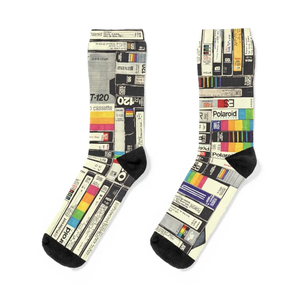 

VHS Socks professional running football Run Christmas Socks Woman Men's