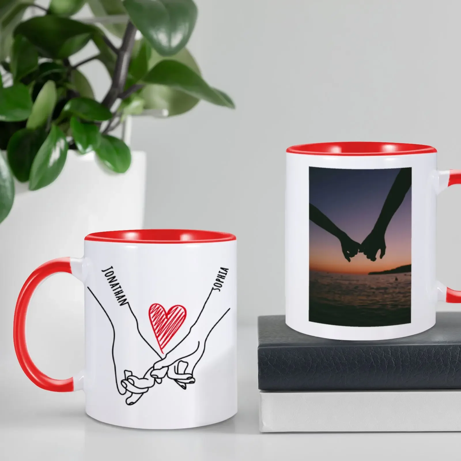 Custom Photo Mugs Cup with Lover Picture Ceramic Coffee Tea Cup for Husband Wife Beer Mug Milk Cups Breakfast Mug Gift