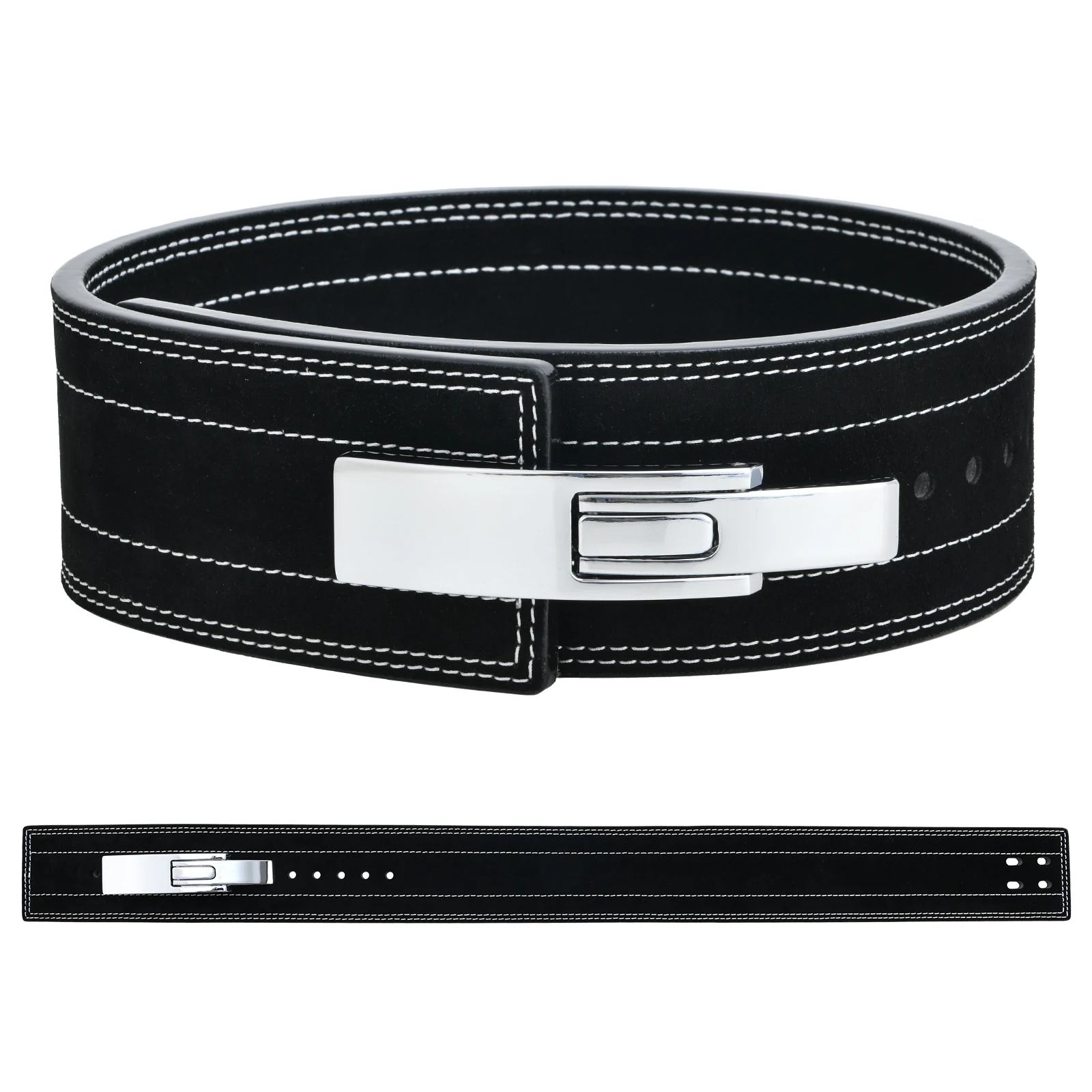 Weightlifting Belt Hard Pull Squat Free Adjustment Fitness Belt Lumbar Strength Training Back Support Lumbar Protection