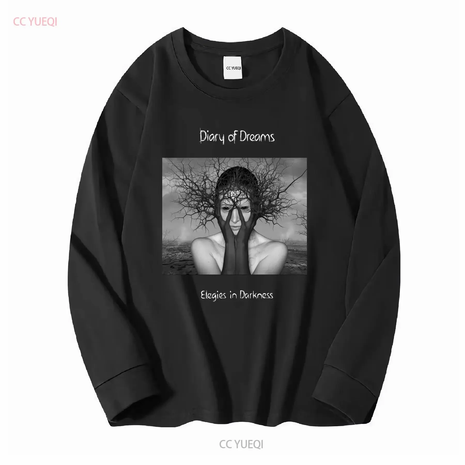 Vtg Diary Of Dreams Band  Cotton Black All Size T Shirt A045 long sleeves vintage Washed Top For Everyday Wear graphic