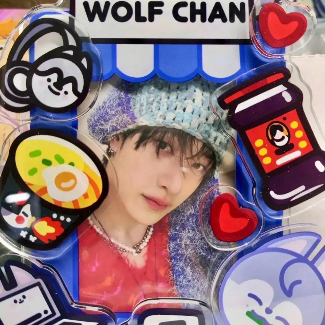 POP 2025 SKZOO بضائع المعبود 3 بوصة لتقوم بها بنفسك الاكريليك الدائمة علامة سطح المكتب الديكور التفكيك زخرفة #2