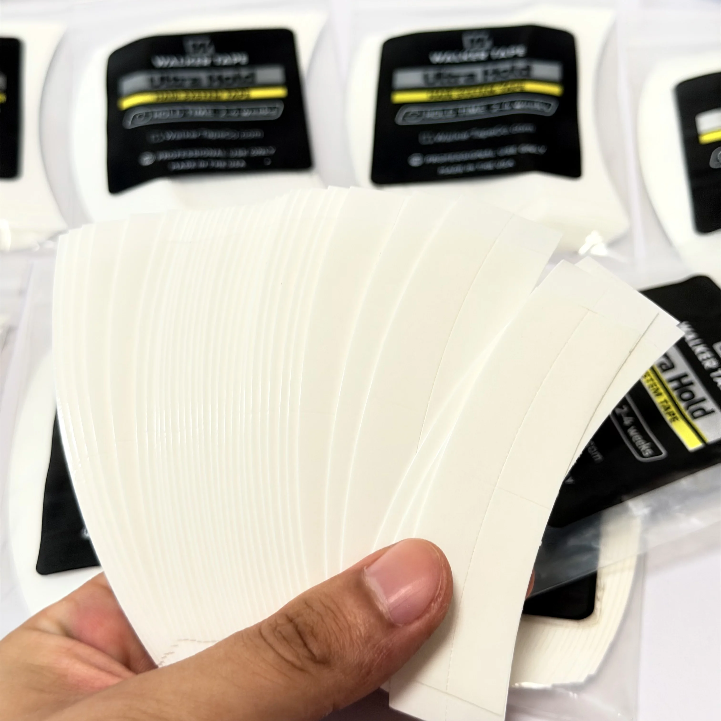 36pcs/72pcs/360pcs/720pcs Ultra Hold Hair System Tape Walker Tape Strong Hold Waterproof Double Sided Tape for Lace Wig Toupee