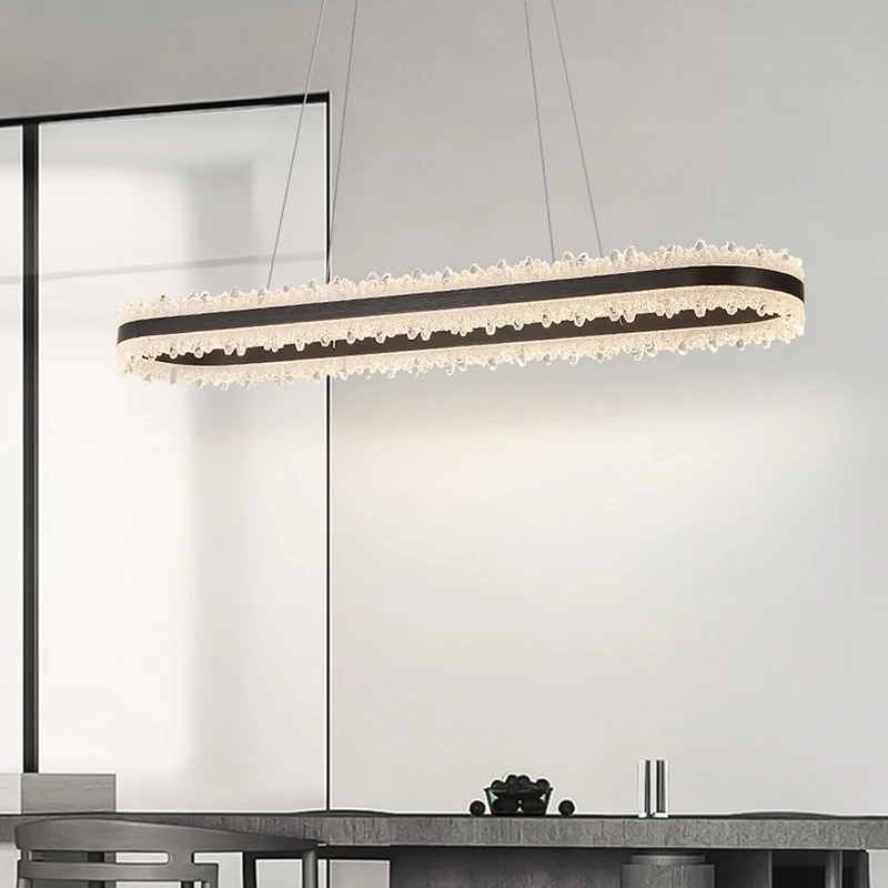 ديكور المنزل الحديث أضواء LED مصابيح إضاءة متدلية لغرفة المعيشة الثريات لغرفة الطعام معلقة ضوء الإضاءة الداخلية