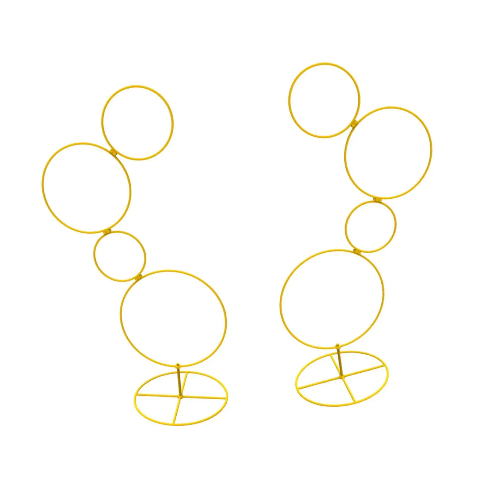 2x Wedding Flower Stand Modern Party Floral Shelf for Birthday Party Shopping Mall Baby Shower Event Events Reception Ceremony