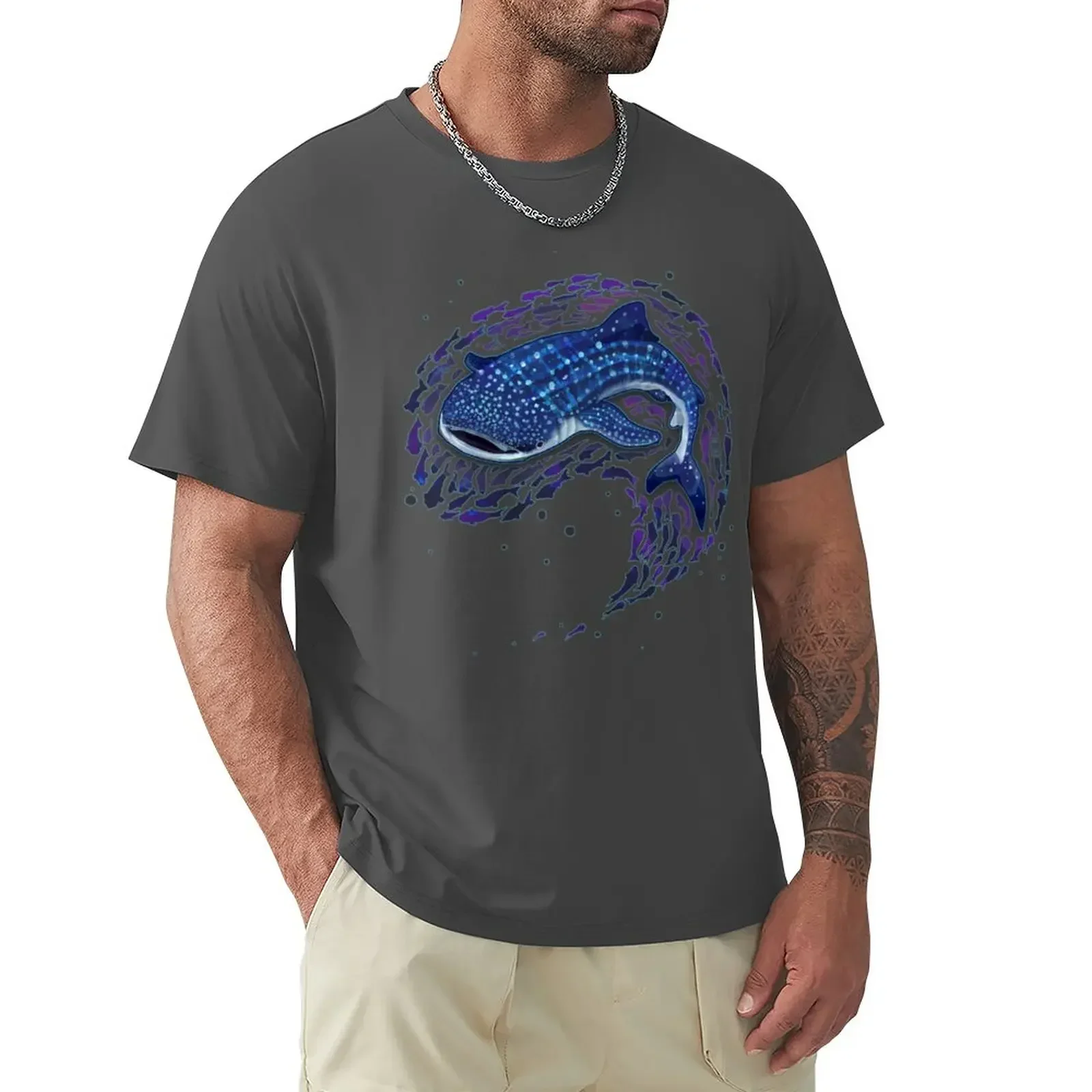 Whale Shark T-Shirt vintage t shirts oversizeds hippie clothes designer t shirt men