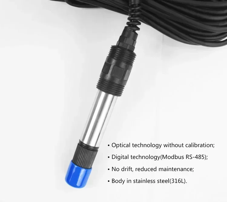 Aquaculture Optical Dissolved Oxygen Meter Sensor Do Meter Probe For Fishing