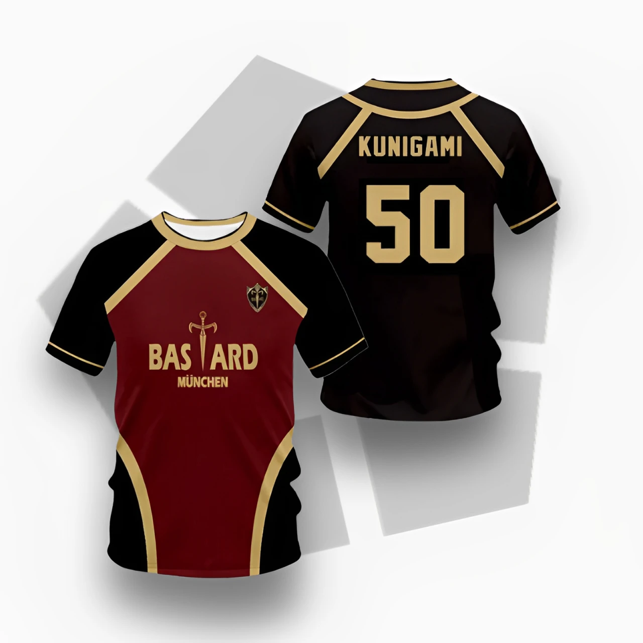2026 Anime Blue Michael Kaiser Bastard München Football Jersey Men Women Quick Dry Breathable Y2k Sports Short Sleeve T-shirt