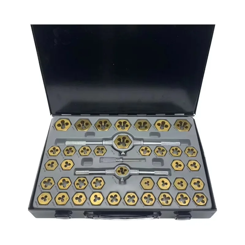 

86-Piece SAE and Metric Tap and Die Set High Hardness HSS for Tapping Cutting Threading Tools