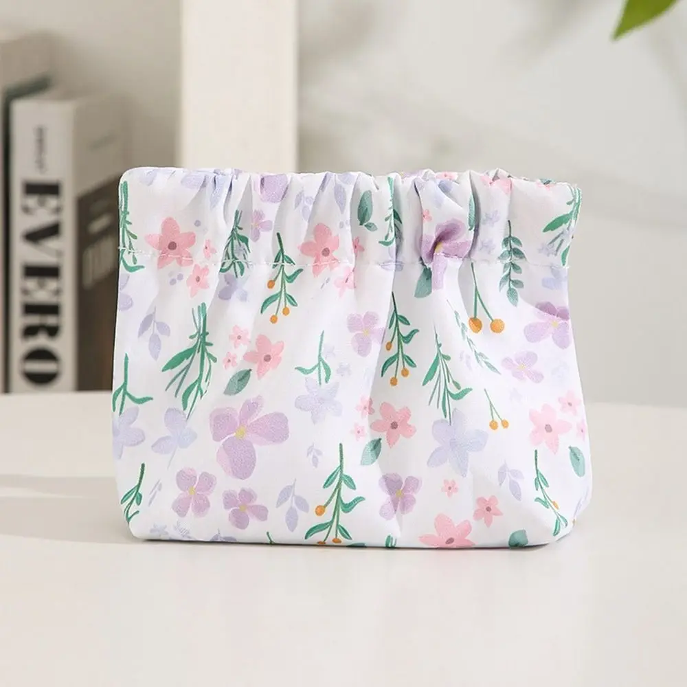 

Портативная ткань Оксфорд, весенняя сумка с цветочным принтом, косметичка, парусиновая сумка для хранения ювелирных изделий, дорожная сумка для ювелирных изделий