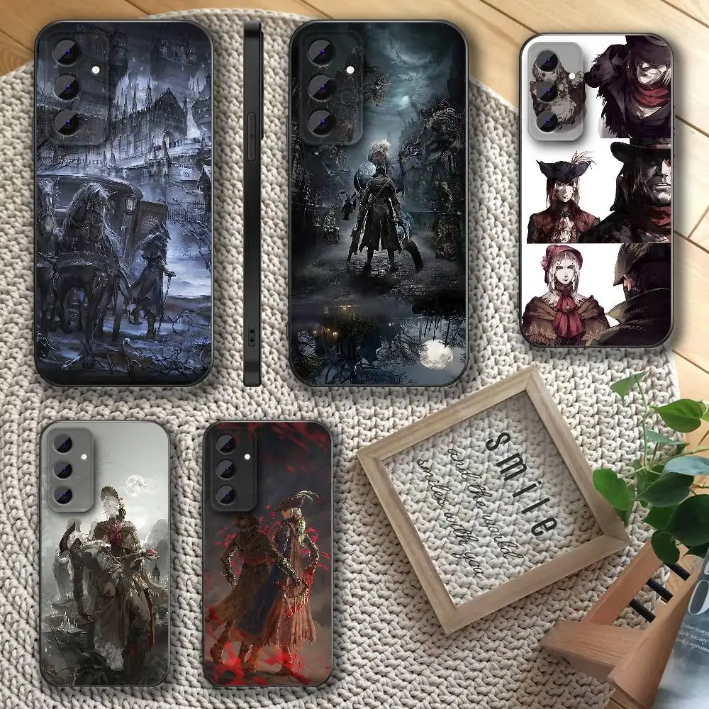 

B-Bloodborne Phone Case For Samsung S22,S24,S20,S25,S23,S30,S26,Ultra,Plus,5G ,Fe,Lite Tpu Cover