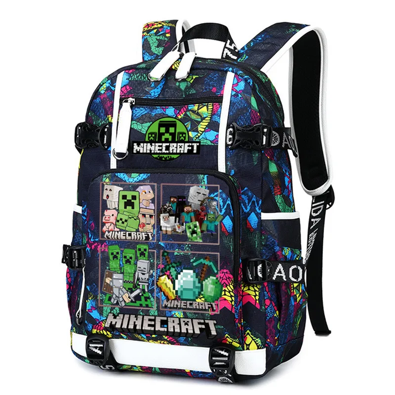 Fashion Games Digital Large Capacity Boys and Girls High Junior High Students Elementary School Students Backpack School Bag