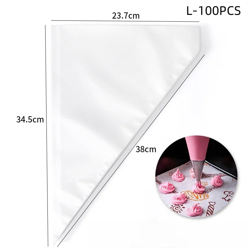 100/50/20 stücke Einweg-Spritz beutel Gebäck Zuckerguss Fondant Kuchen creme zum Dekorieren von Gebäck Kuchen Backwerk zeuge
