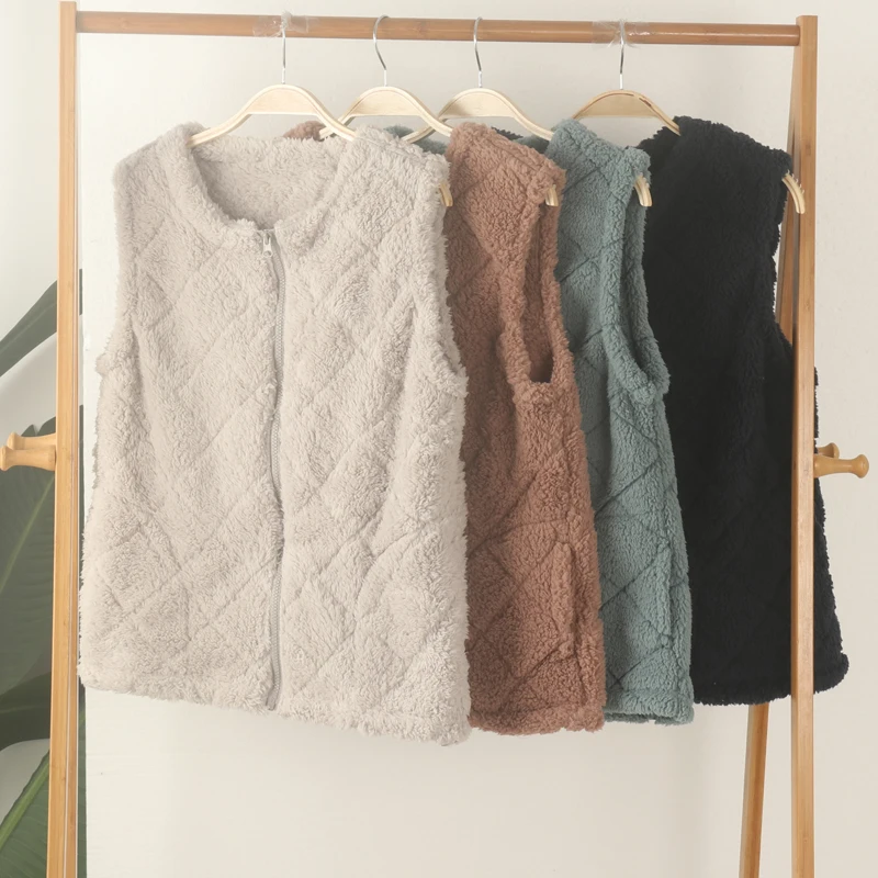 

Женский утепленный домашний костюм из кораллового флиса и хлопка с круглым вырезом, теплый, для дома и работы, осень-зима