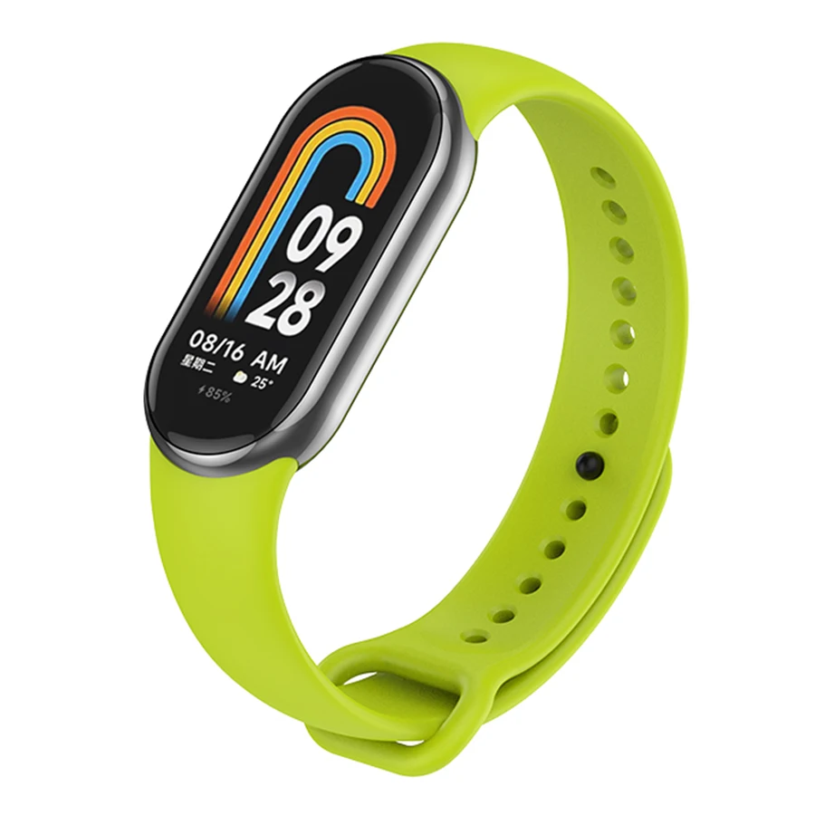 Band voor Xiaomi Mi Band 8/9/10 Armband Siliconen Pols Miband 9 10 Vervanging Pulsera Correa Sportband voor Mi Band 8 9 10
