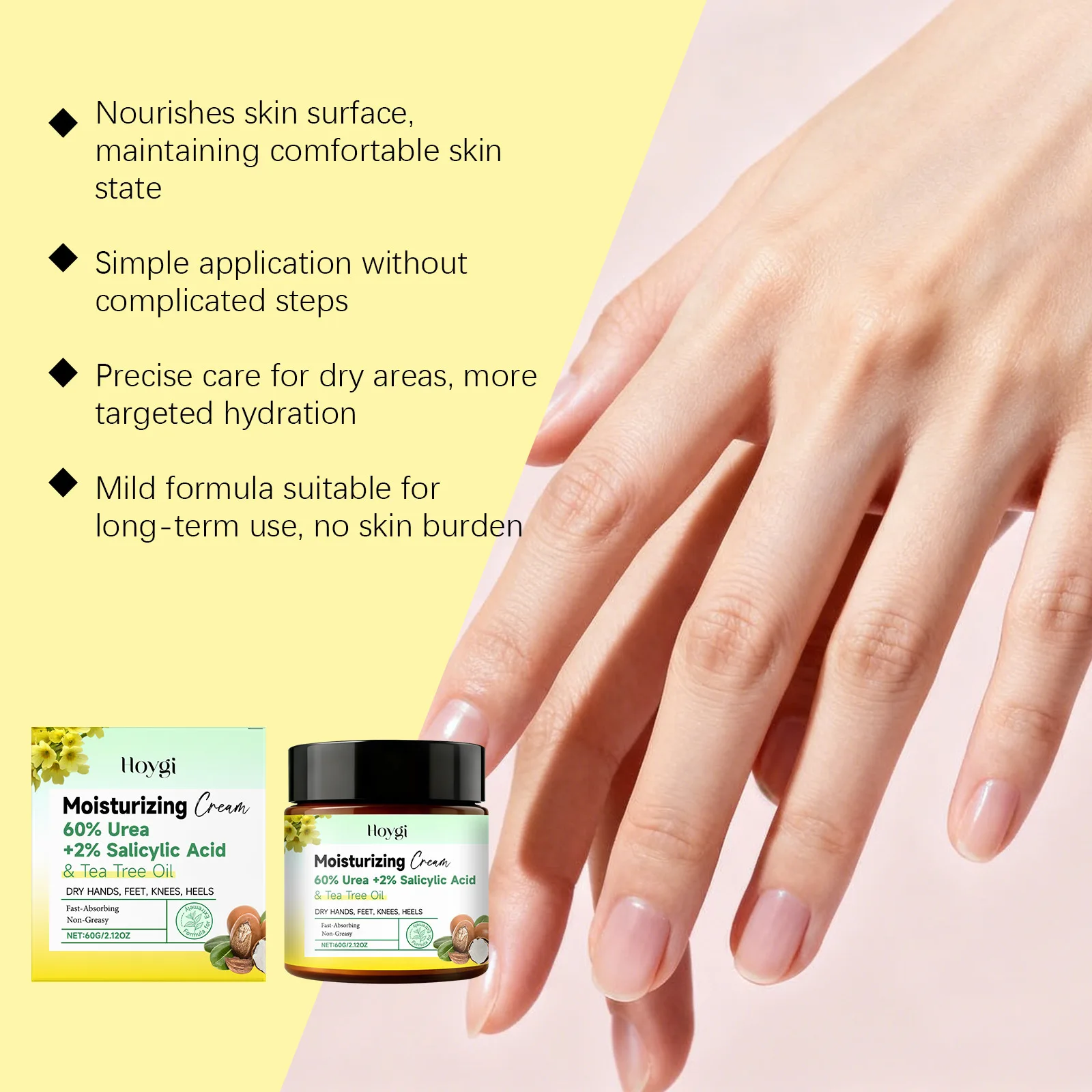 يوريا مرطب اليد والقدم ترطيب اليدين والقدمين ترطيب البشرة منعش سهل الامتصاص المضادة للتكسير المضادة للتقشير العناية بالبشرة #4