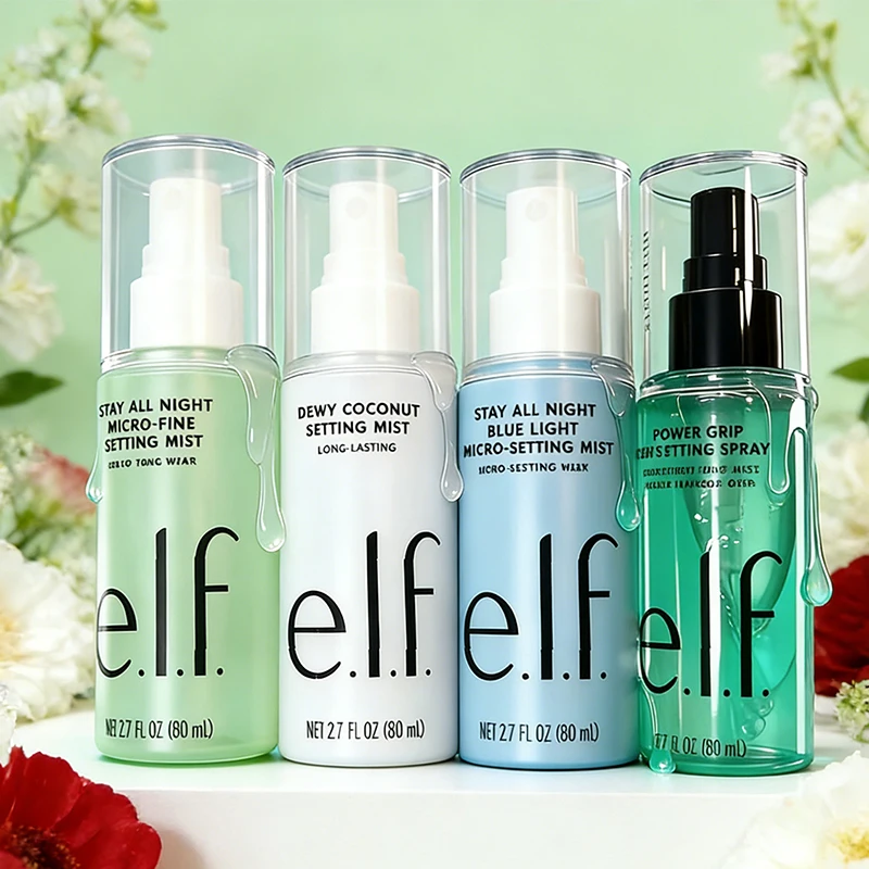 Elf Setting Spray Primer Liquid Foundation Brightening Long-lasting Makeup Essence Lotion Moisturizing Skin Care Beauty Products