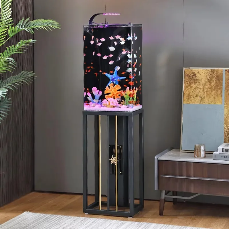 

Acrylic Aquarium Large and Medium-sized with Natural Stones for Beautiful Fish Tank Commercial Equipment