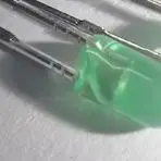 3mm green light, green color, green light emission, F3 high-brightness light-emitting diode, straight-insertion round head green