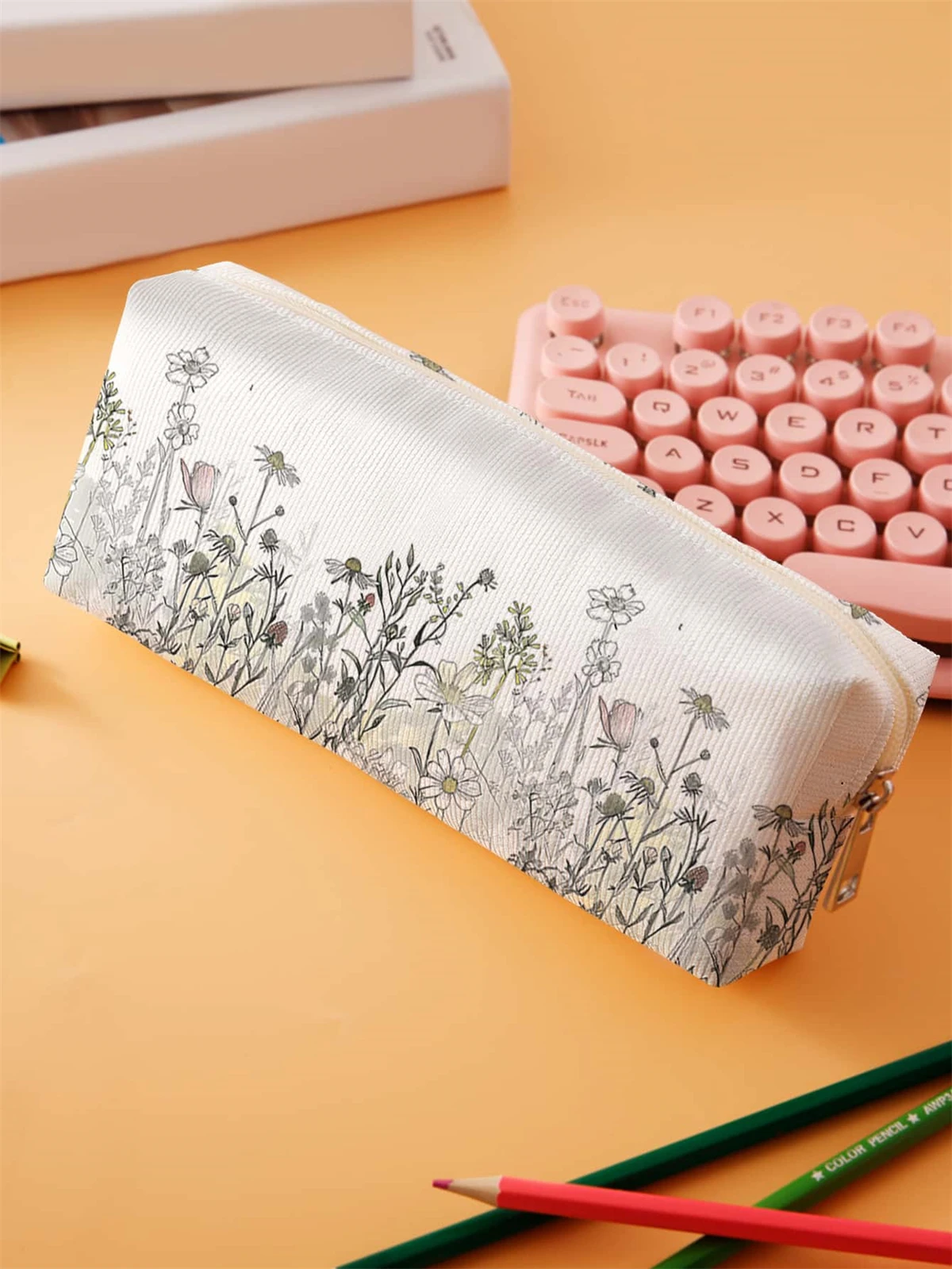 

Small pencil case, large capacity pencil case, multifunctional stationery storage bag, student school organization supplies