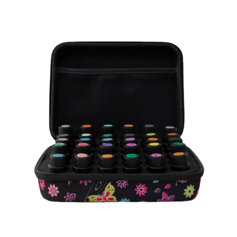 Essential Oil Case for DoTERRA 30 Slots 5ML 10ML 15ML Essential Oil Storage Organizer Travel Aromatherapy Storage Carrying Case