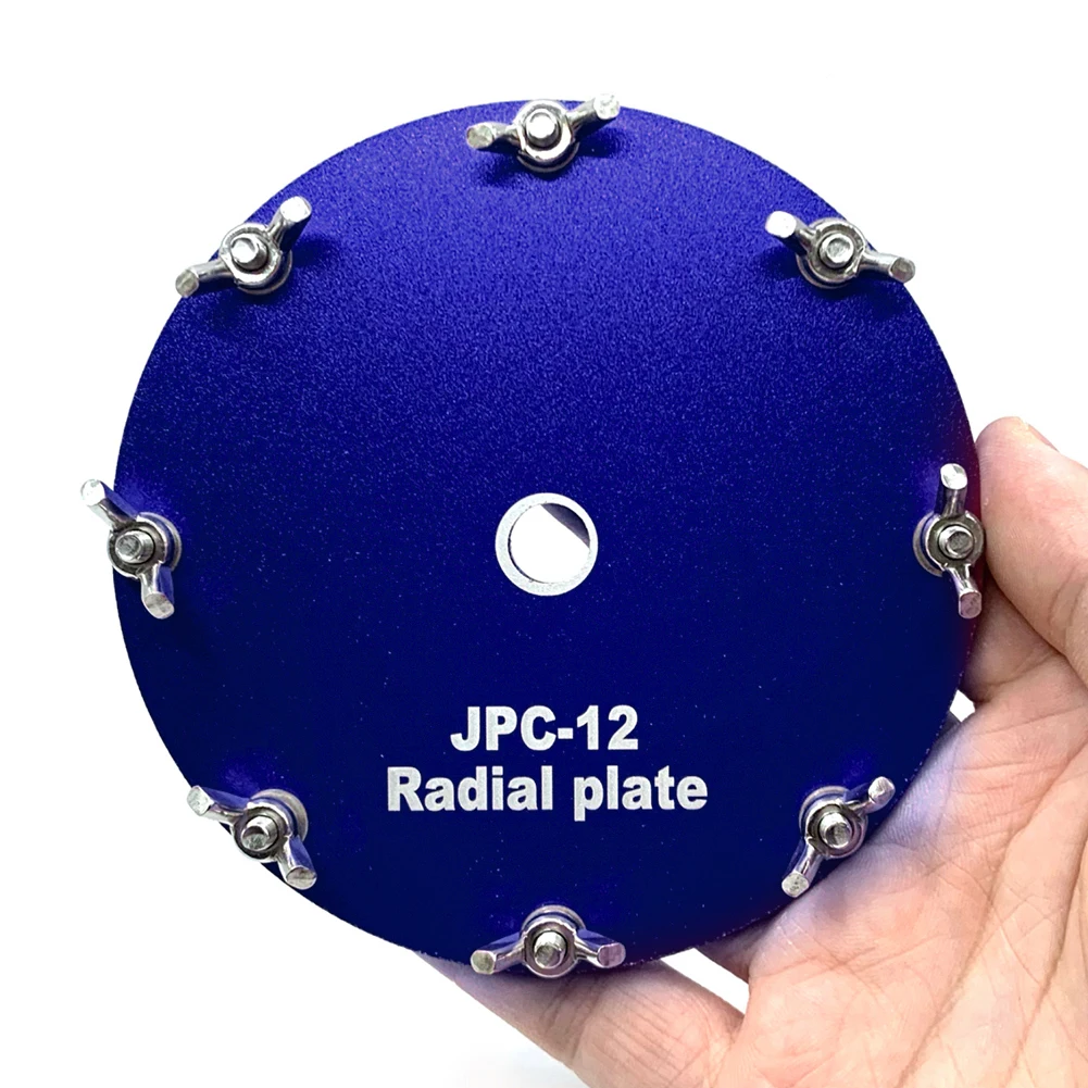 

Compact aluminum grounding grid plate for PAC12 JPC12 portable shortwave antenna 11cm outer diameter 3mm thick