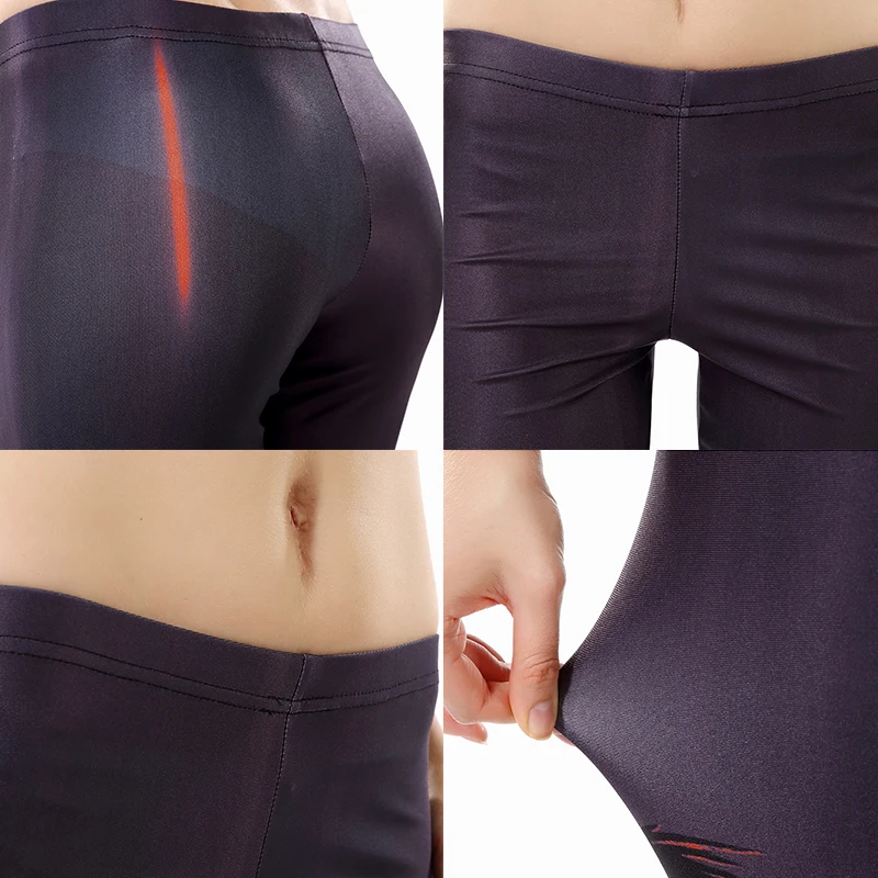 Sexy Yoga Hosen Halloween Cosplay 3D Gedruckt Leggings stretch elastische Skinny Fit Push-Up Hosen Frauen Hosen