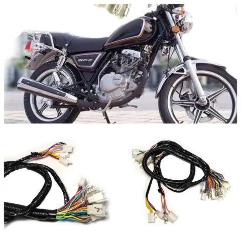 Línea de Cable de arnés de cableado eléctrico de motocicleta para Suzuki 125cc GN125 GN 125