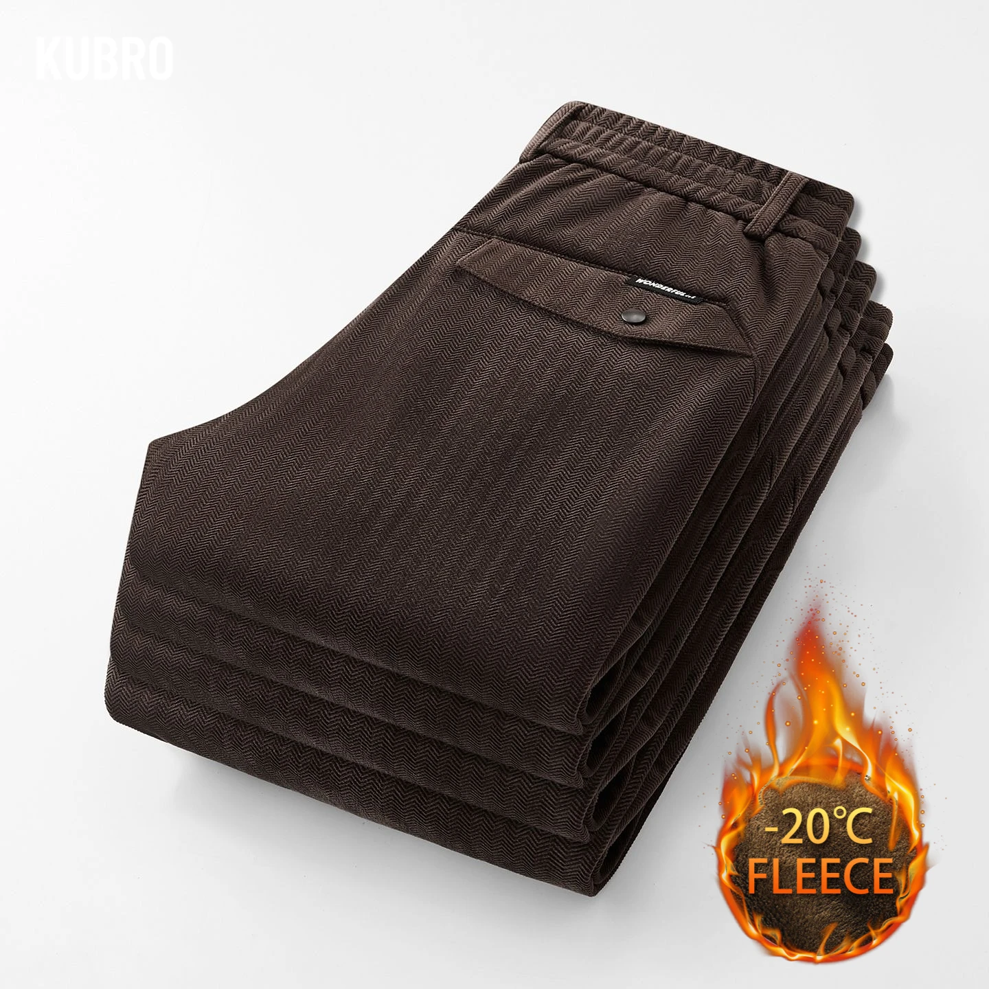 

Fashionable and Versatile Men's Casual Pants with Thickened Corduroy for Autumn and Winter Men's Trousers Fleece Plush