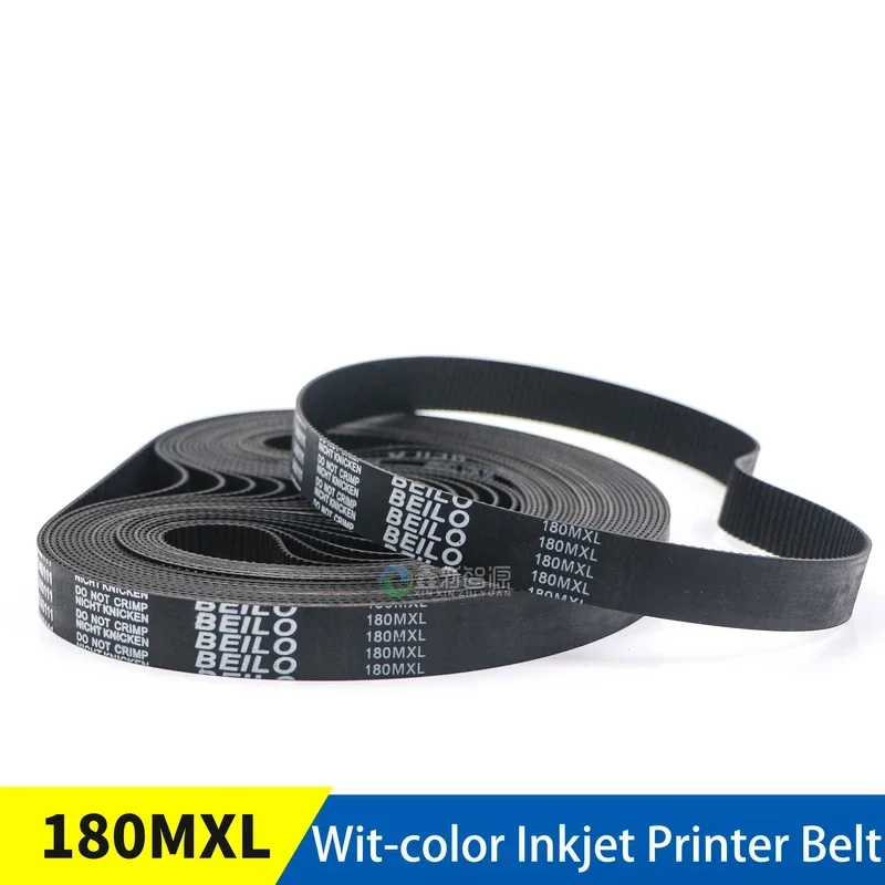 2PCs white-color 2000/3000 inkjet printer Y axis motor belt 180mxl timing belt 198mxl pulley belt white color Cr belt