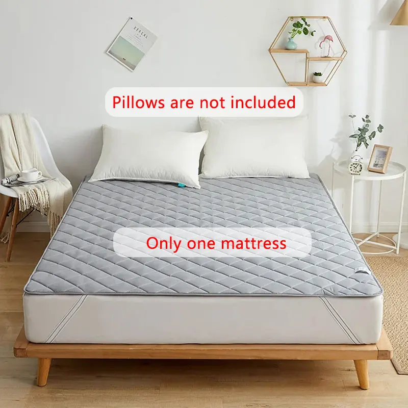 1 piece mattress protection pad, thin mattress, mattress, mattress, easy machine washing, four corners with elastic, quilting wi