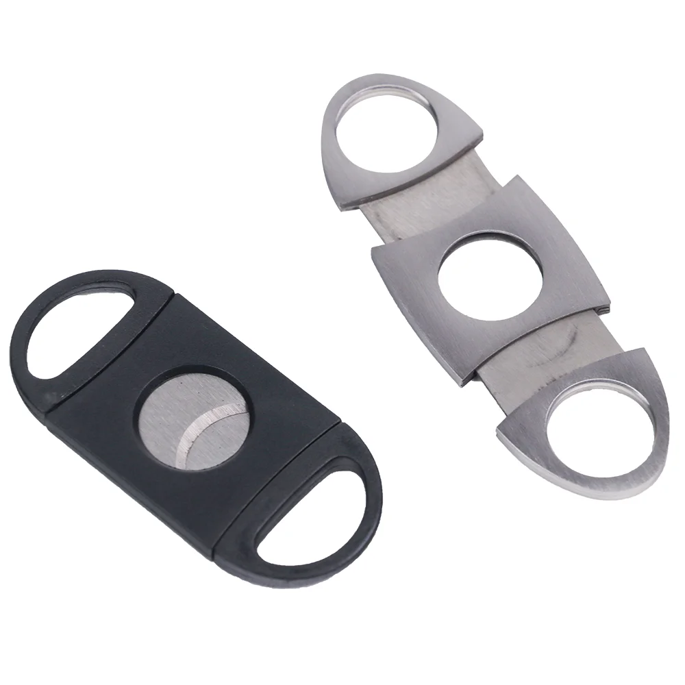 

Stainless Steel Guillotine Cigar Cutter Set with Scissors Puncher Multi Function Metal Cutting Tool Mens Gift