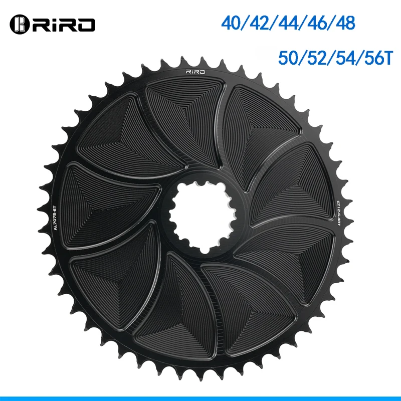 

Велосипедная звезда RIRO Narrow Wide для шоссейных и гравийных велосипедов, 3 болта, прямое крепление, смещение 1 мм, 40-56T