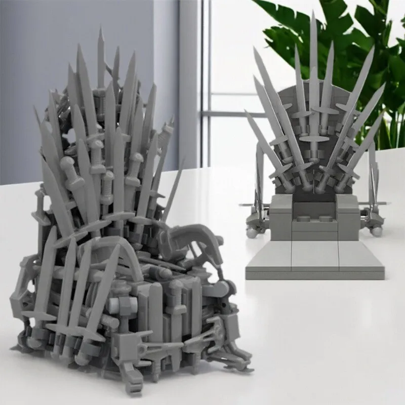MOC Creative Movie Series Magic Seat Throne of Power Building Block Model DIY Children's Puzzle Assembly Toy Boy's Birthday Gift