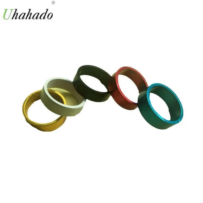 

10PCS Color Aluminum Alloy Mountain Bike Road Bike Head Tube Gasket 28.6MM Handle Vertical Gasket