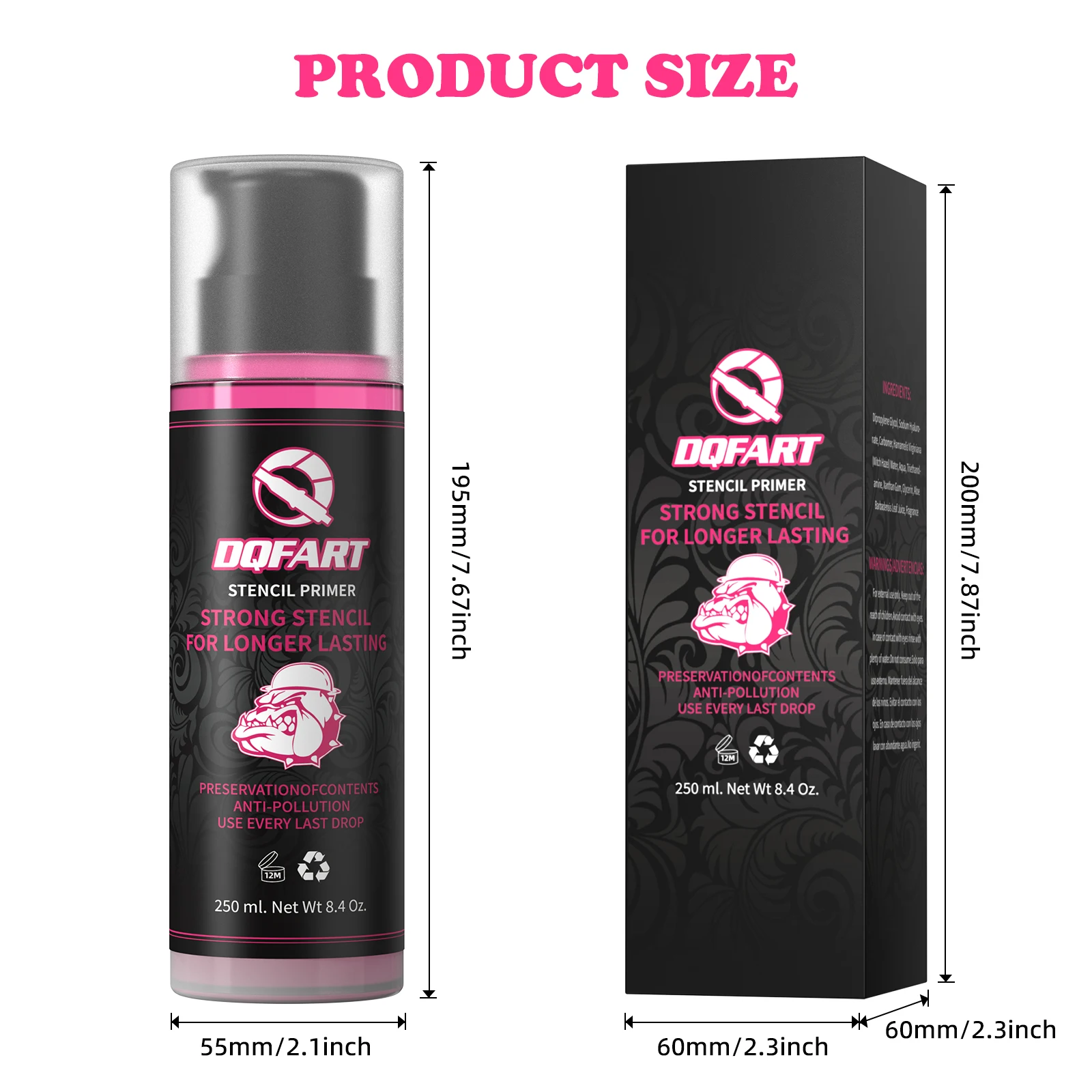 DQFART 250 مللي/120 مللي جل نقل الوشم عالي الجودة ملحقات مستلزمات الوشم الاحترافية #2