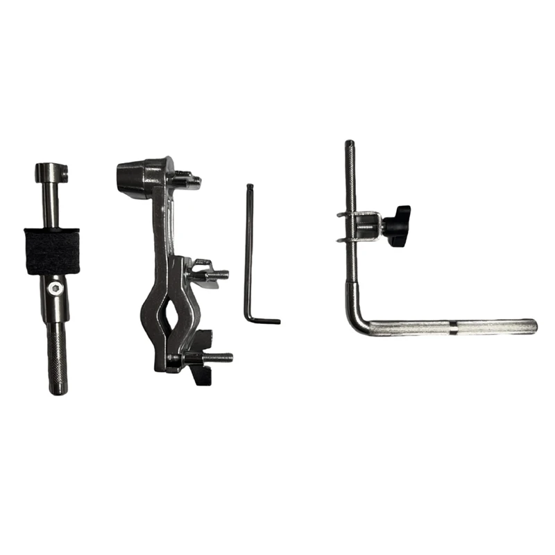 

AA79 New Metal Cymbal Stand Portable Drum Extension Clamps Holder Extension Clamp Holder Percussion Accessories