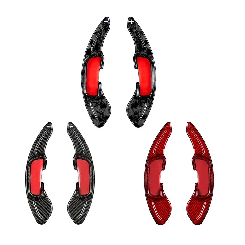 

Forged carbon fiber material Car trim interior Steering wheel Shift Gear paddles For MAZDA 6 Pleiksala atenza