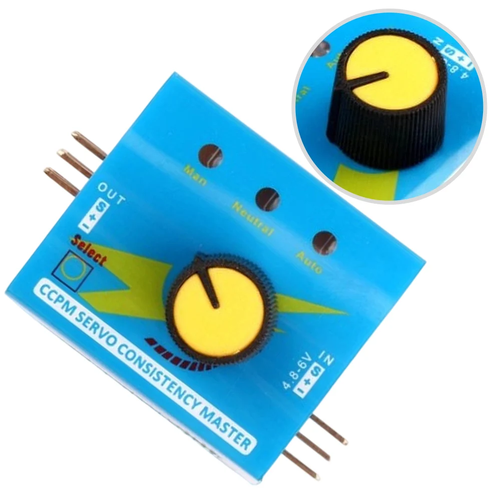 Portable RC Controller Tester with Manual Neutral and Auto Modes for Accurate ESC For Motor Testing and Calibration