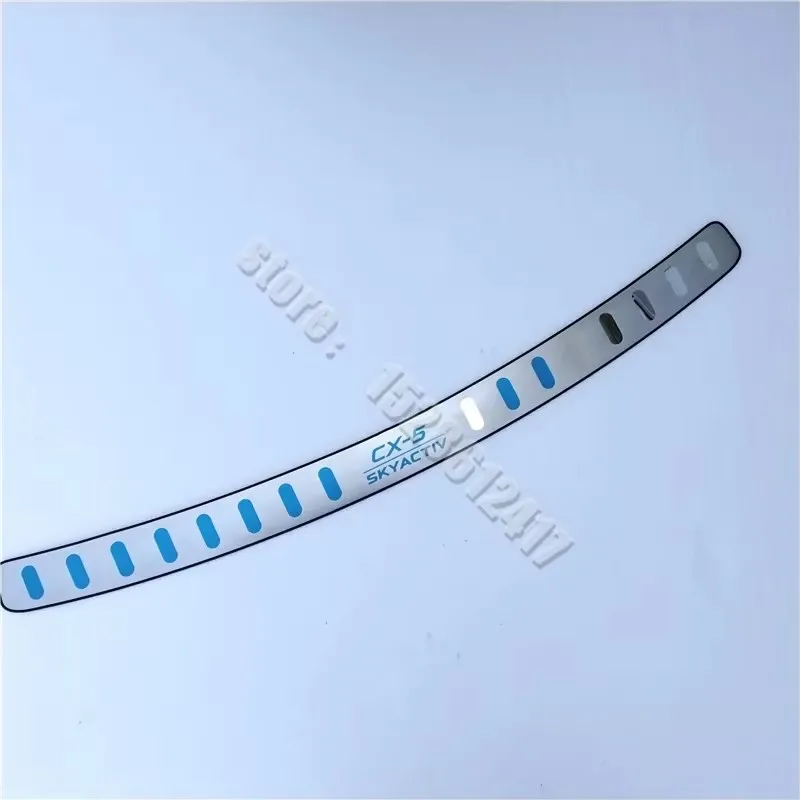 For Mazda cx-5 cx5 2017 2018~2024 car accessories Rear Door Bumper Protector sill plate Protector Sill Rear boot guard Trim