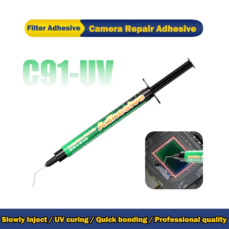 【MECHANIC】 C89 Optische anti-shake lijm C90-UV Blu-ray lijm C91-UV-filter Speciale lijm Geschikt voor reparatiecamera's Blauw licht