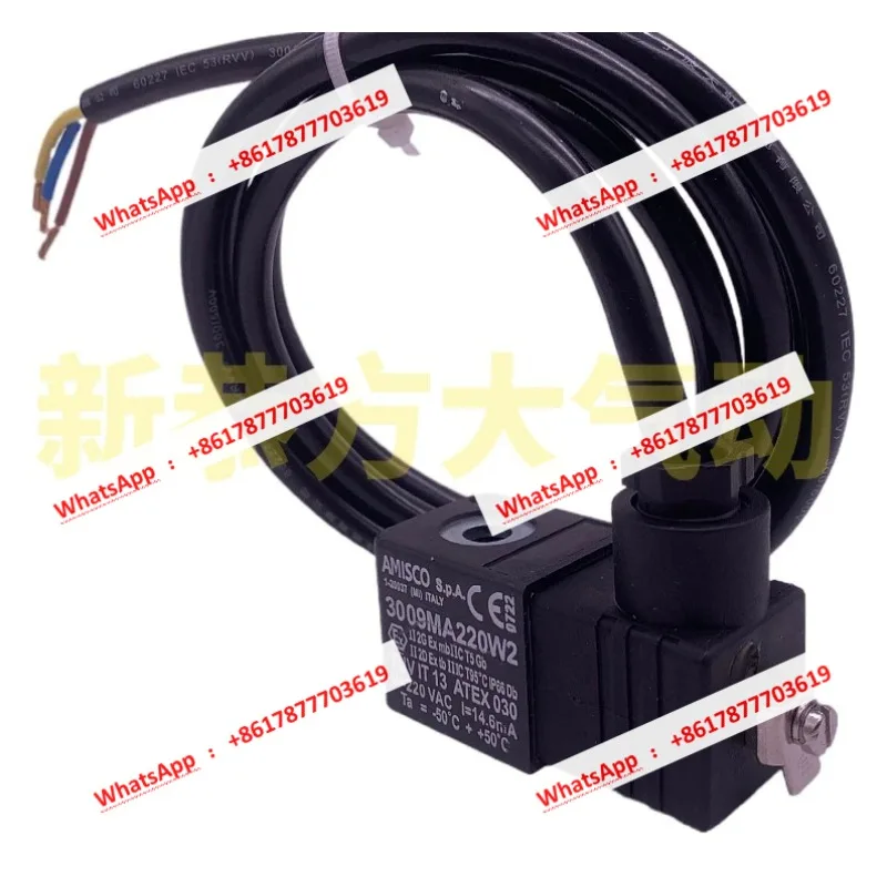 

Электромагнитный клапан с взрывозащищенной катушкой 3009MD024W3 3009MA220W2, электрическое управление, направляющее действие