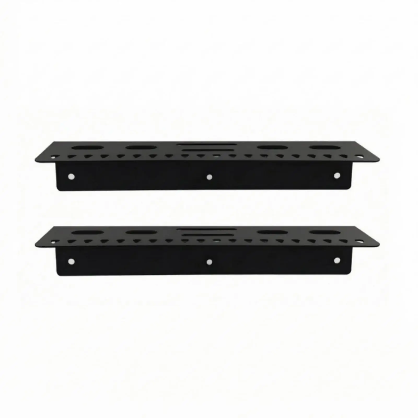 2 Pieces Fishing Gear Organizer with Mounting Holes Space Saving Boat-Mounted Fishing Tool Rack for Angling Enthusiasts