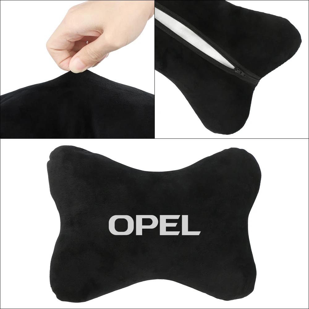 Soft Memory Car Seat Headrest Neck Pillow Auto Asseccories For Opel Astra H J G K Insignia Corsa C D Vectra C B Meriva a Zafira