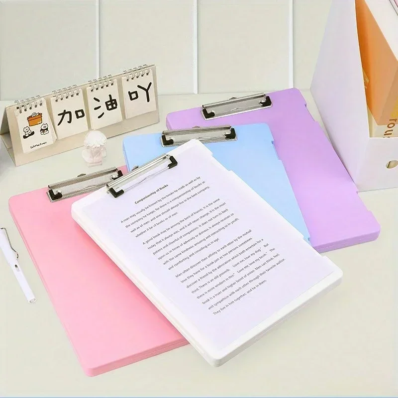 A4 Board with Folder Clip Folder Organizer Box Office Supplies Mat Board Clipboard Fresh Exam File Information BookletinsMorandi